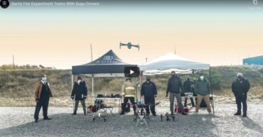 Barrie Fire Sugu Drones